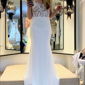 Size 8 Stella York Wedding gown 6895